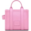 Marc Jacobs Women’s The Leather Crossbody Tote Bag(Fluro Candy Pink)