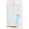 Marc Jacobs Women’s The Leather Crossbody Tote Bag(Iridescent)