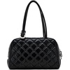 Marc Jacobs Womens The Quilted Leather Dual Satchel Black One Size