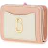 Marc Jacobs Womens The Utility Snapshot Mini Compact Wallet Peppermint Multi One Size(Rose Multi)