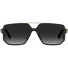 Marc Jacobs mens Classic Navigator Sunglasses(Black)