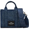 Marc Jacobs The Mini Crystal Canvas Tote(Dark Wash Crystals)