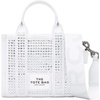 Marc Jacobs The Mini Crystal Canvas Tote(White Crystals)
