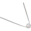 Marc Jacobs Womens Bolt Pendant Necklace(Antique silver)