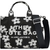 Marc Jacobs Women’s Small Tote Bag, 1x1x1(Black/White)