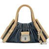 Marc Jacobs Women’s The Cristina Small Satchel(Dark Wash Indigo)