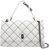 Marc Jacobs Women’s The Dual Chain Shoulder(White/Black)