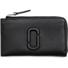 Marc Jacobs, Womens, The Leather J Marc Top Zip Multi Wallet, Rose, One Size(Black)