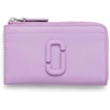 Marc Jacobs, Womens, The Leather J Marc Top Zip Multi Wallet, Rose, One Size(Wisteria)