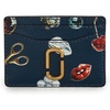 Marc Jacobs Women’s The Trinket Utility Snapshot Card Case, Navy Multi, One Size(Navy Multi)