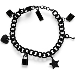 Marc Jacobs Charm Bracelet(Black Crystal)