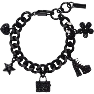 Marc Jacobs Charm Bracelet(Black Pave Mini Icon)