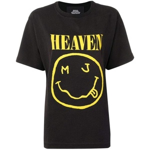 Marc Jacobs Nirvana Redux Grunge Heaven Oversize Unisex Tee Shirt(Black)