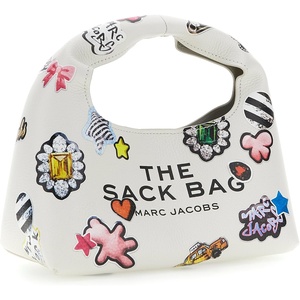 Marc Jacobs The Mini Sack Bag(White and Multicoloured)