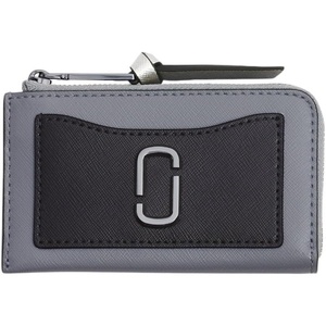 Marc Jacobs The Utility Snapshot Top Zip Multi Wallet (Wolf Grey Multi)(WOLF GREY MULTI)