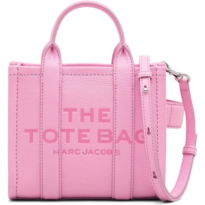 Marc Jacobs Women’s The Leather Crossbody Tote Bag(Fluro Candy Pink)