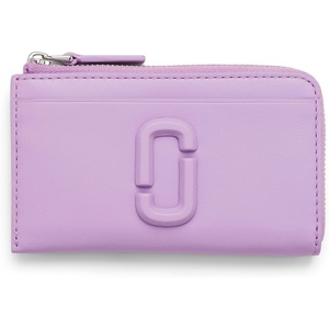 Marc Jacobs, Womens, The Leather J Marc Top Zip Multi Wallet, Rose, One Size(Wisteria)