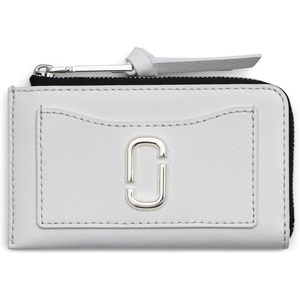 Marc Jacobs Women’s The Snapshot Top Zip Multi Wallet, Black, One Size(White)