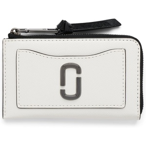 Marc Jacobs Womens The Utility Snapshot Top Zip Multi Wallet Camel Multi One Size(Black/White)