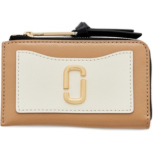 Marc Jacobs Womens The Utility Snapshot Top Zip Multi Wallet Camel Multi One Size(Camel Multi)