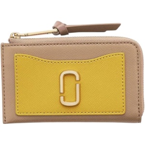 Marc Jacobs Womens The Utility Snapshot Top Zip Multi Wallet Camel Multi One Size(Joy Yellow Multi)