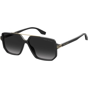 Marc Jacobs mens Classic Navigator Sunglasses(Black)